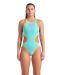Arena Womens One Biglogo One Piece Swimsuit - Water/Soft Green