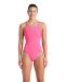 Arena Womens Solid Team Swim Pro Swimsuit - Shocking Pink/Blue River