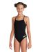 Arena Girls Team Challenge Solid Swimsuit - Black