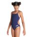 Arena Girls Team Challenge Solid Swimsuit - Navy
