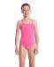 Arena Girls Solid Team Challenge Swimsuit - Shocking Pink/Blue River