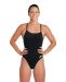 Arena Womens Team Challenge Solid Swimsuit - Black