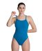 Arena Womens Solid Team Challenge Swimsuit - Blue Cosmo