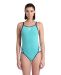 Arena Womens Icons Solid Super Fly Back Swimsuit - Water/Navy