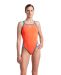 Arena Womens Icons Solid Super Fly Back Swimsuit - Bright Coral/Blue River