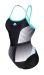 Arena Womens Diamonds Challenge Back One Piece Swimsuit - Black