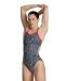 Arena Womens Overview Challenge Back Swimsuit - Freak Rose/White Multi