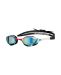 Arena Cobra Edge Swipe Mirror Racing Goggles  - Aqua/White/Fireflow