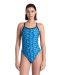 Arena Womens Pool Tiles Challenge Back Swimsuit - Blue/Multi