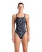 Arena Womens Escape Challenge Back Swimsuit - Black/Team Black