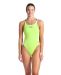 Arena Womens Solid Swim Tech Multi Back Swimsuit - Artic Lime/Future Dusk