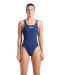 Arena Womens Solid Tech Back Swimsuit - Navy/White