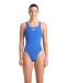 Arena Womens Solid Tech Back Swimsuit - Royal/White