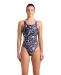 Arena Womens Rockin Swim Tech Multi Back Swimsuit - Multi/Black/Water/Soft Green