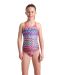 Arena Girls Ondulation Swim Pro Back Swimsuit - Multi/Violet/Bright Coral