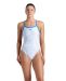 Arena Womens Fireflow Challenge Back Swimsuit - White/Multi
