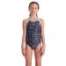 Arena Girls Confetti Swim Pro Back Swimsuit - Black Multi/Water