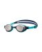 Arena Air Junior Mirror Goggles  - Silver/Navy/Water