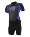 TWF Kids Turbo 2.5mm Shortie Wetsuit - Black/Blue