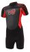 TWF Kids Turbo 2.5mm Shortie Wetsuit - Black/Red