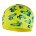Speedo Junior Slogan Swimming Cap - Yellow