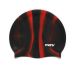 Maru Multi Silicone Swim Hat - Black/Red