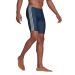 Adidas Mens 3-Stripes Swim Jammers - Blue
