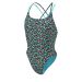 Nike Womens Hydrastrong Mulitple Print Spiderback One Piece Swimsuit