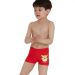 Speedo Boys JungleTerry Plastisol Placement Applique Aquashort - Red
