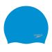 Speedo Plain Moulded Silicone Swimming Cap - Blue