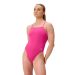 Speedo Womens FL Solid V-Back 2.0 Swimsuit - Flare Pink
