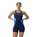 Speedo Womens Digital Printed Legsuit - Peacoat