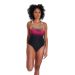 Speedo Womens Digital Placement Medalist Swimsuit - Black