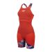Speedo Fastskin Junior LZR Ignite Kneeskin - Flame Red/Bolt/White