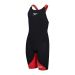 Speedo Fastskin Junior LZR Ignite Kneeskin - Black/Flame Red