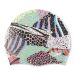 Speedo Digital Printed Swimming Cap - White/Black/Matcha Green
