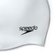 Speedo Plain Moulded Silicone Swimming Cap - White