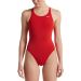 Nike Womens Hydrastrong Solid Fast Back One Piece Swimsuit - Red