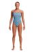 Funkita Ladies Swallowed Up Diamond Back One Piece Swimsuit - Blue