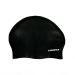 Maru Long Hair Silicone Swim Hat - Black