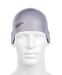 Speedo Plain Moulded Silicone Swimming Cap - Silver