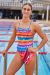 Amanzi Girls Dreamwave Tie Back One Piece Swimsuit - Multi