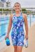 Amanzi Girls Aquaflora Active Kneesuit - Multi