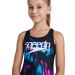 Speedo Girls Digital Placement Splashback Swimsuit - Black