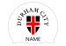 Durham City Club Logo + Name Swimming Cap - White/Black/Red