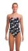 Funkita Girls Black Swan Single Strap One Piece Swimsuit - Black