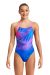 Funkita Girls Sultry Summer Strapped In One Piece Swimsuit - Blue