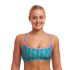 Funkita Ladies Zip Zap Sports Top - Green/Pink