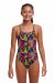 Funkita Girls The Climb Single Strap One Piece Swimsuit - Multi