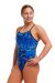 Funkita Girls True Bluey Single Strap One Piece Swimsuit - Blue